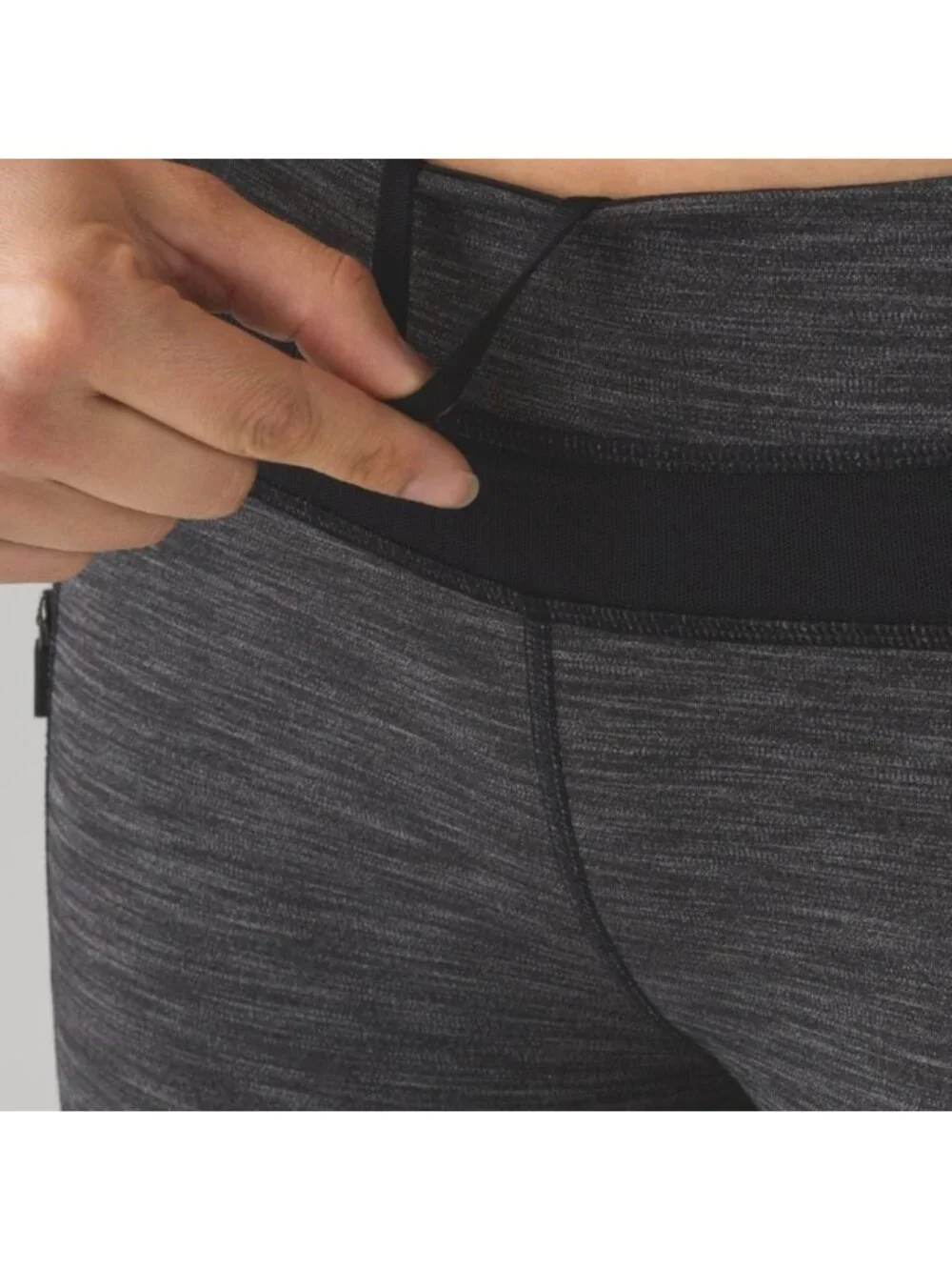 Lululemon Inspire Tight II Heathered Black / Heathered Black